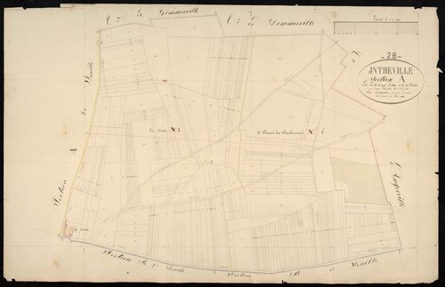 Section A, les Champs Dolan et la Croix, feuille 3.