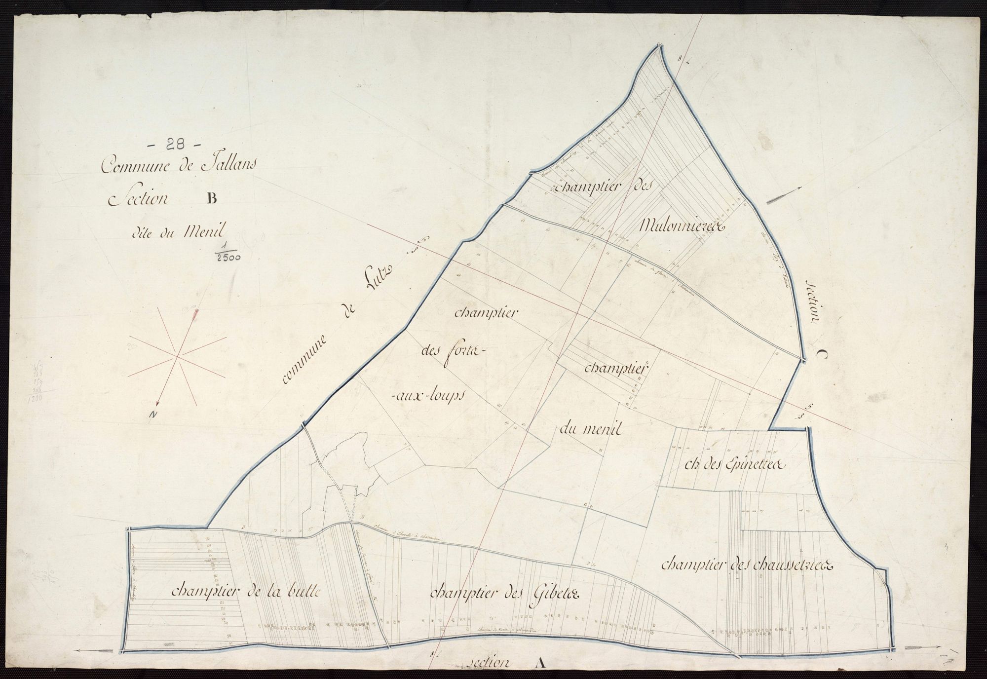 Section B, le Menil.