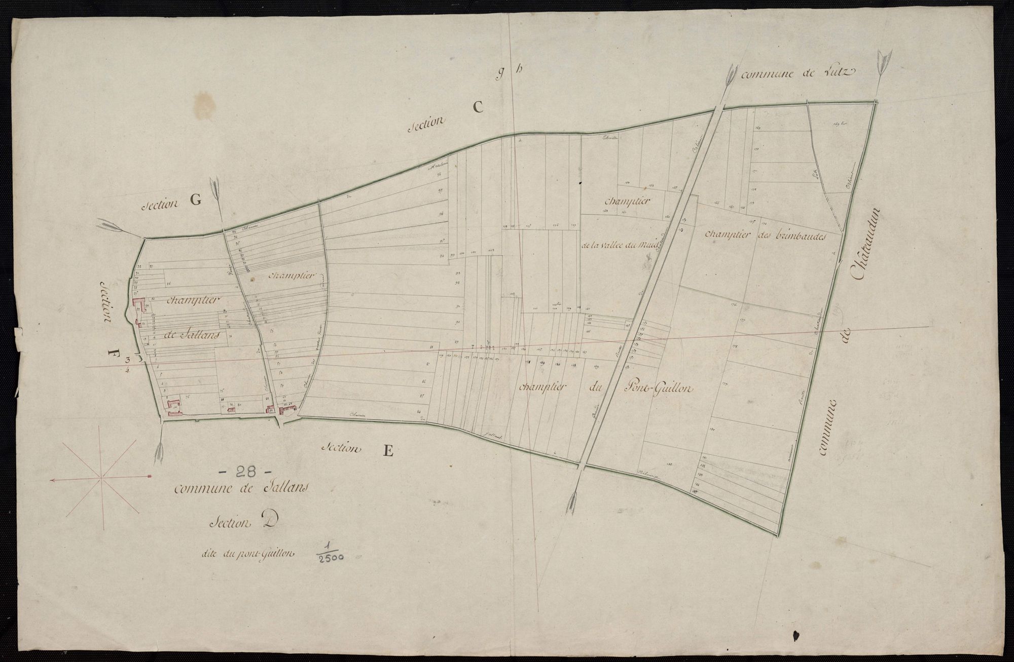 Section D, le Pont-Guillon.