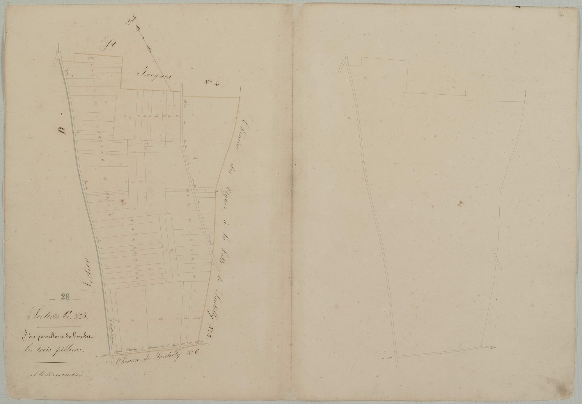 Section C, feuille 5, les Trois Piliers.