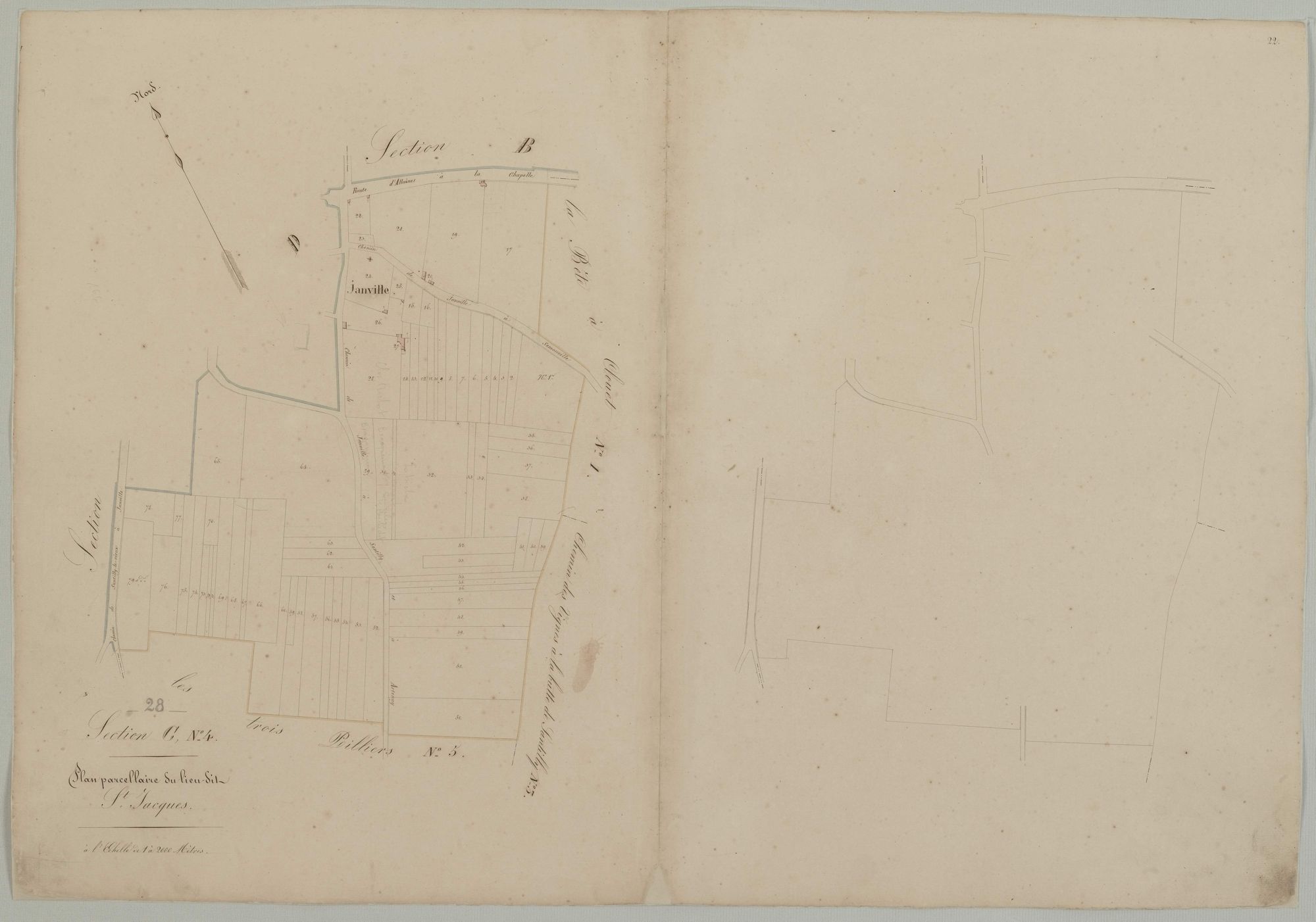 Section C, feuille 4, Saint-Jacques.