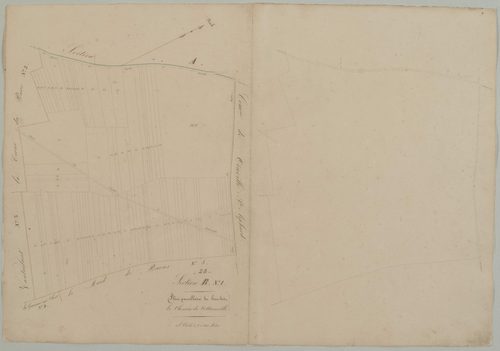 Section B, feuille 1, Cottainville.