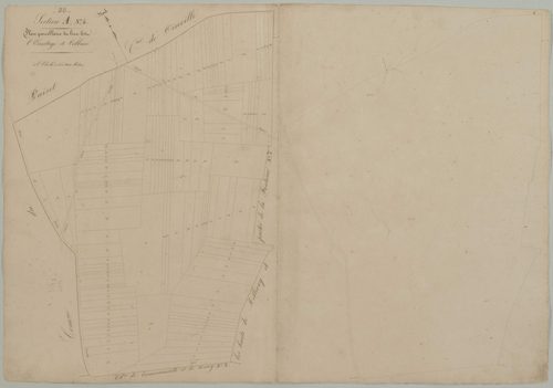 Section A, feuille 4, l'Ermitage et Coblure.
