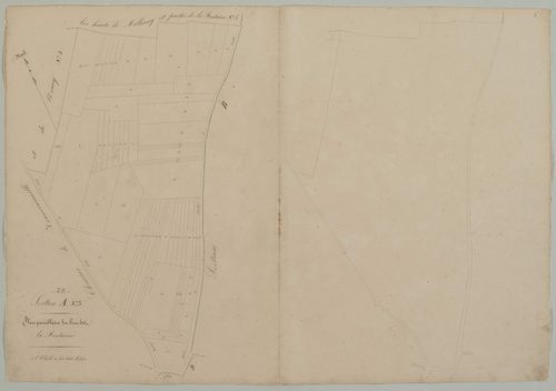Section A, feuille 3, la Fontaine.