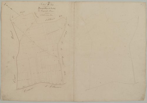 Section D, feuille 2, les Cinquante Mines.