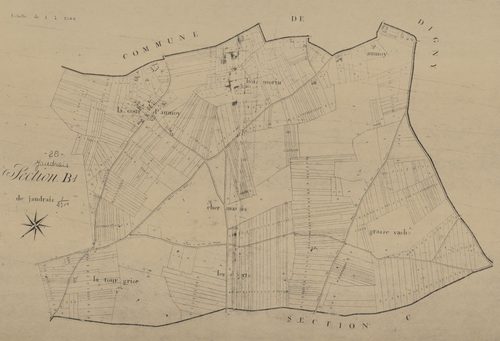 Section B, feuille 1.