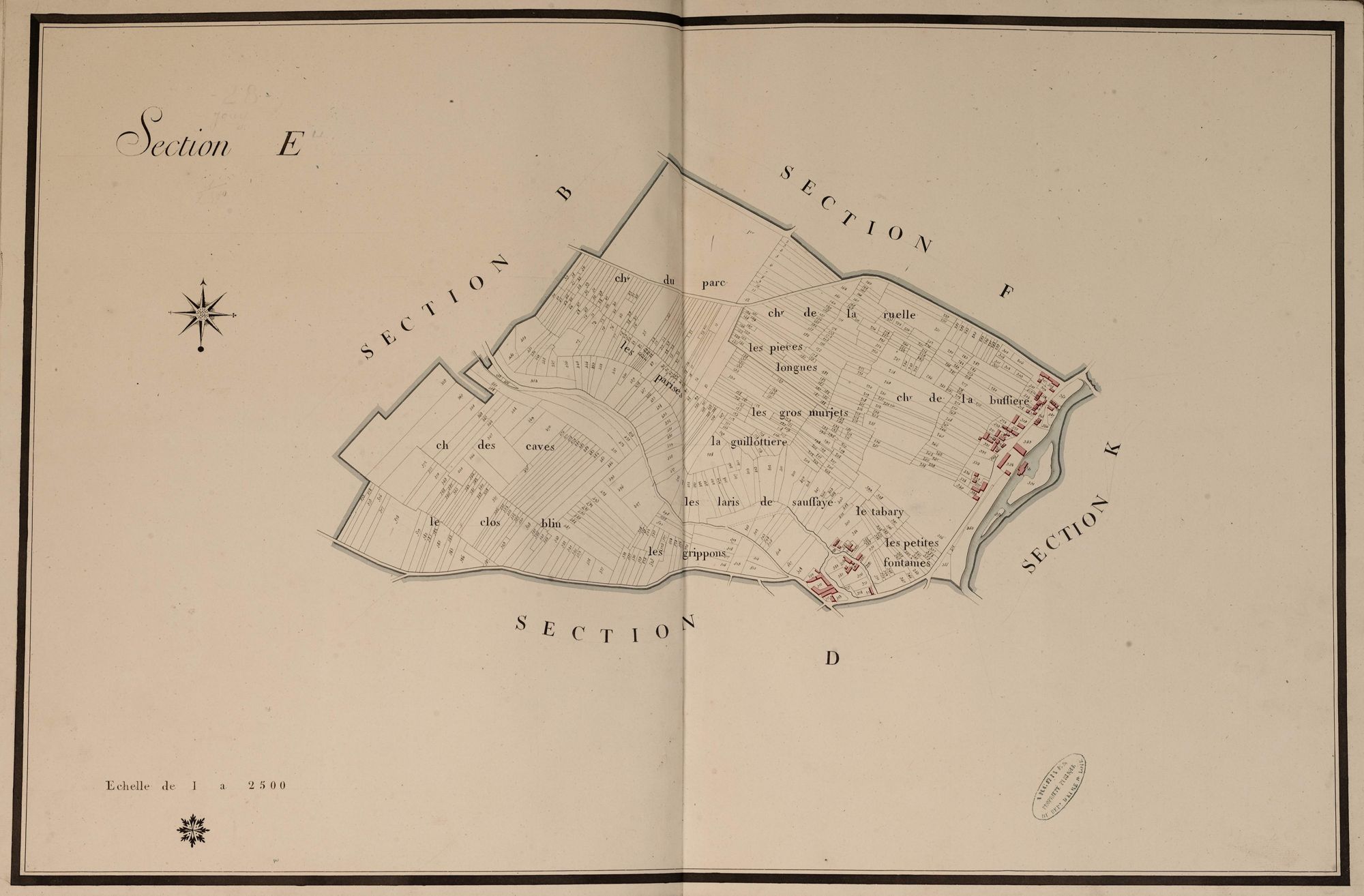 Section E, en une feuille.