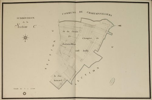 Subdivision de la section C.