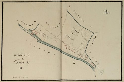 Subdivision de la section L.