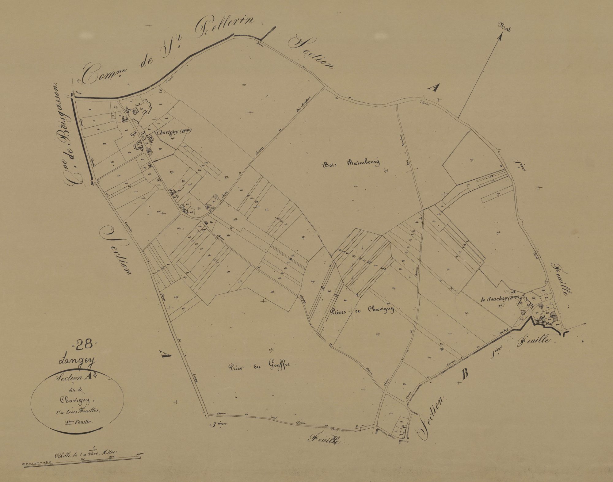 Section A, Chavigny, feuille 2.