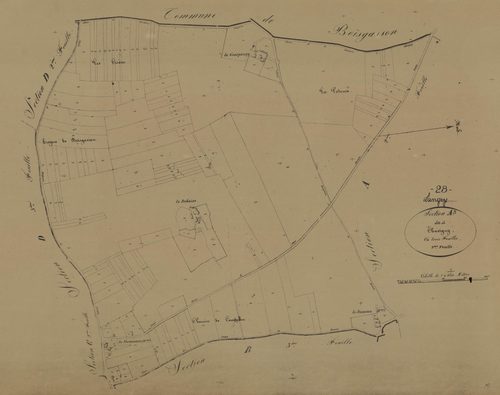Section A, Chavigny, feuille 3.
