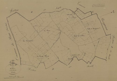 Section D, Houdelbran, feuille 2.