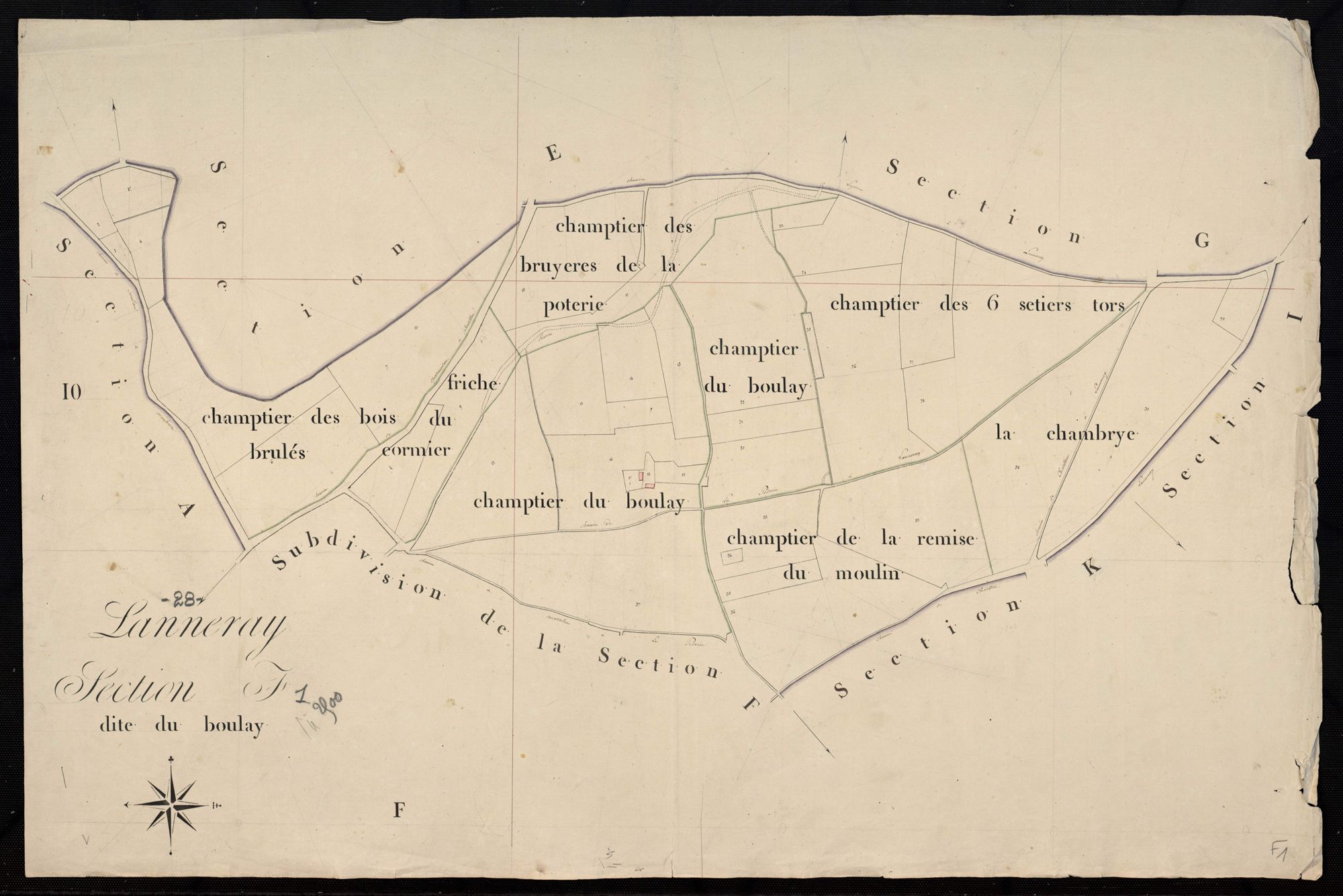 Section F, le Boulay.