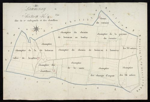 Section K, Sainte-Radegonde et les Chatelliers.