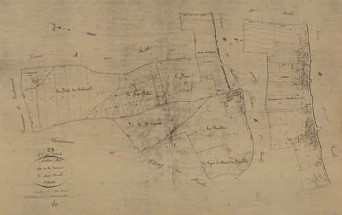 Section A, la Couture, feuille 1.