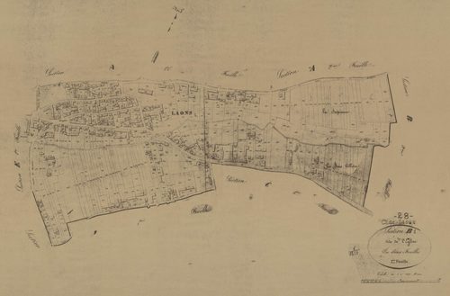 Section B, l'Eglise, feuille 1.