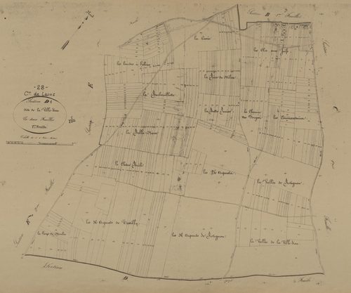 Section D, la Ville-Dieu, feuille 1.