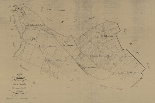Section E, Tessilly, feuille 1.
