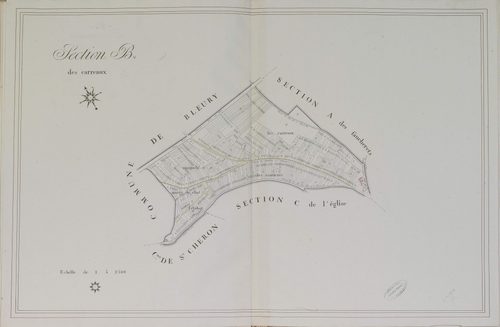 Section B, les Carreaux, en une feuille.