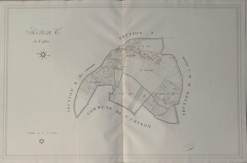 Section C, l'Eglise, en une feuille.