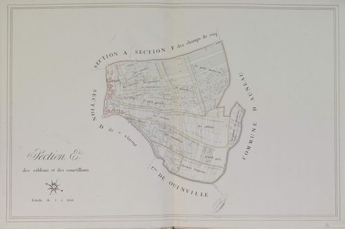 Section E, les Sablons et les Courtillaux, en une feuille.