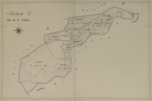 Section C, la Carlière, en une feuille.