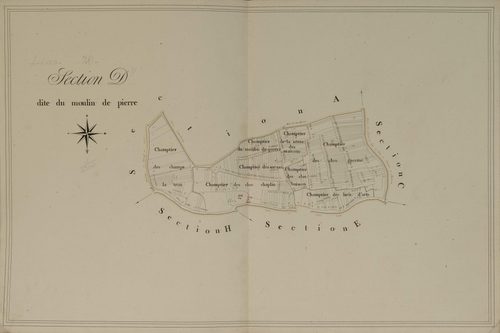 Section D, le Moulin de Pierre, en une feuille.
