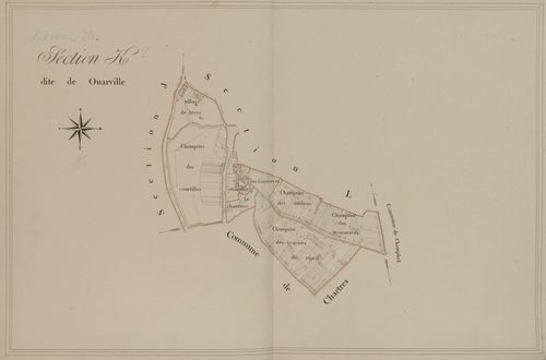 Section K, Ouarville, en une feuille.