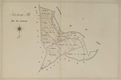 Section M, le Mouceau, en une feuille.