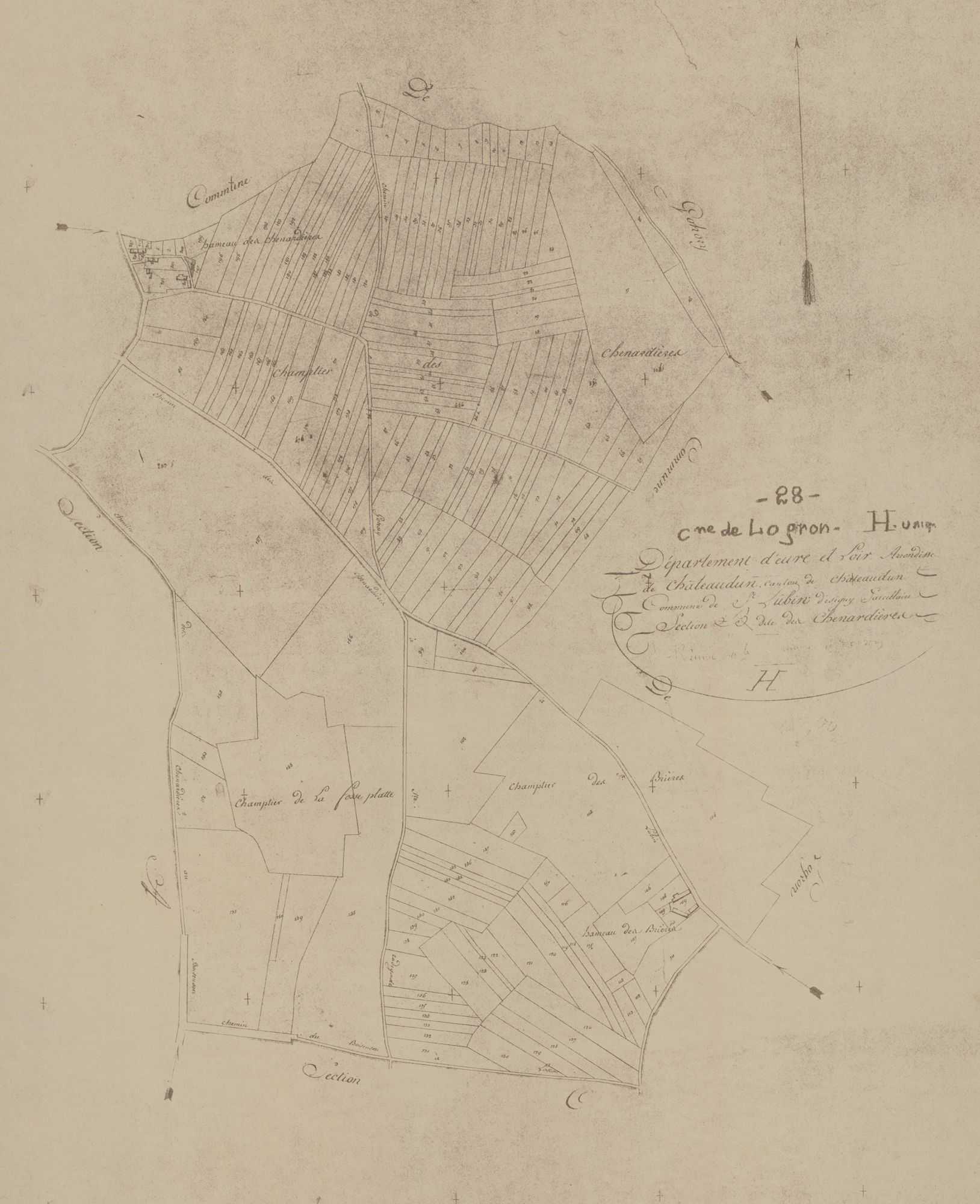 Section H, les Chenardières.