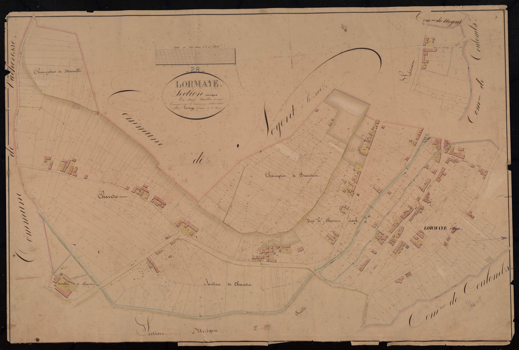 Section unique, feuille 1.