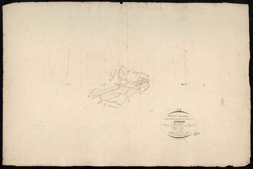 Tableau d'assemblage du plan cadastral parcellaire de la commune de Lormaye, Canton de Nogent-le-Roi, Arrondissement de Dreux / Terminé sur le terrain en 1834 (...) par Monsieur Lesage, Géomètre de 1ère classe.