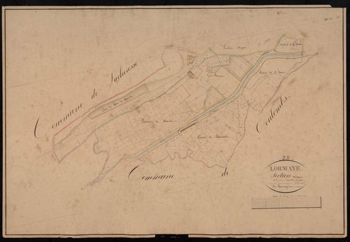 Section unique, feuille 2 / Terminé par Monsieur Lamiray, Géomètre secondaire.