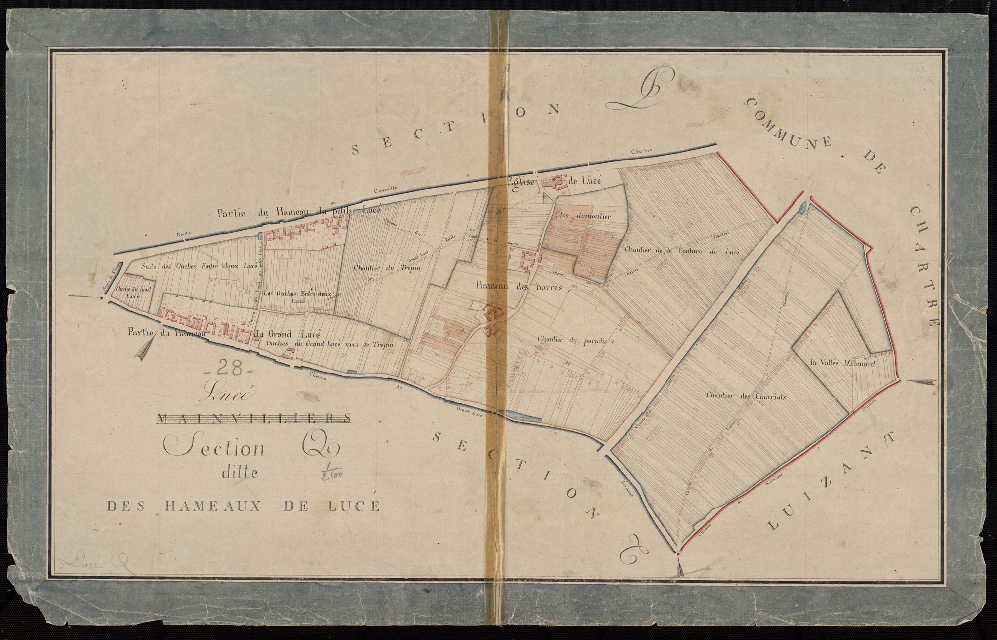 Section Q, les Hameaux de Lucé.