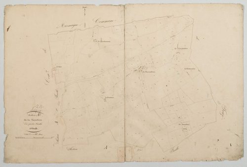 Section A, les Foucaudières, feuille 2.