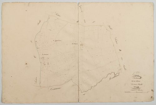 Section B, les Cocheries, feuille 3.