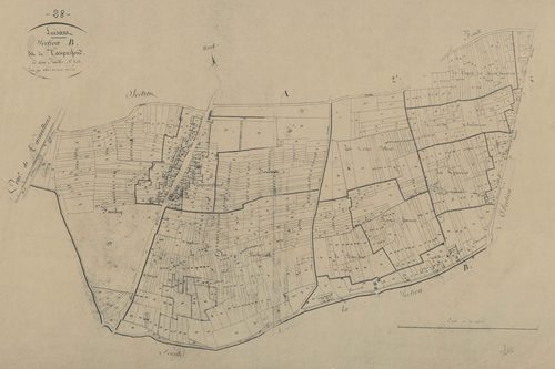 Section B, Vauparfond, feuille 1.