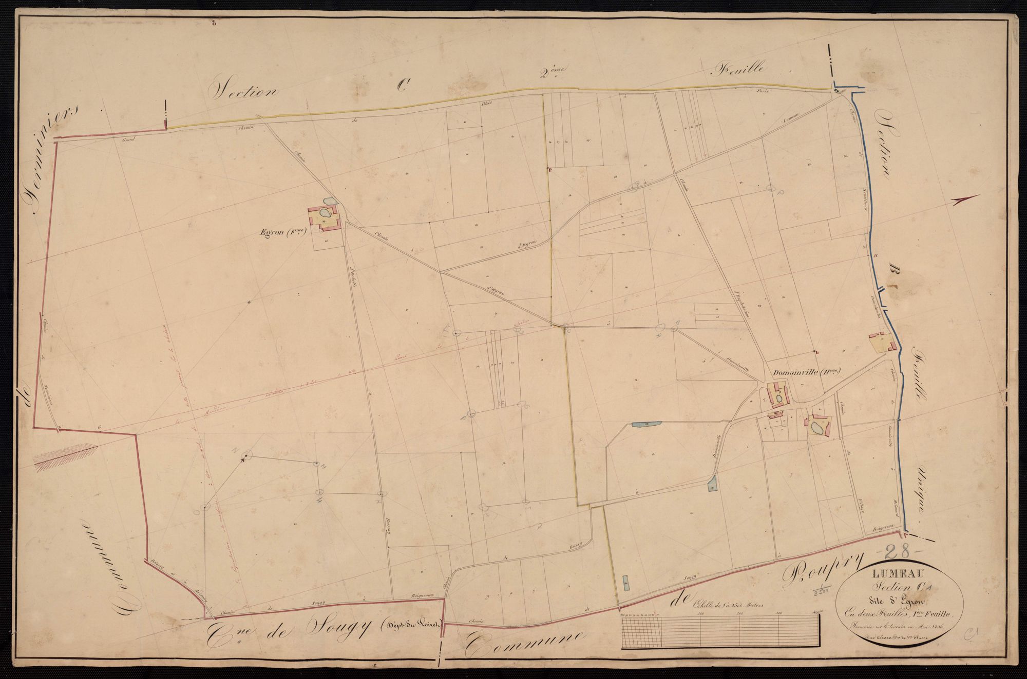 Section C, Egron, feuille 1.