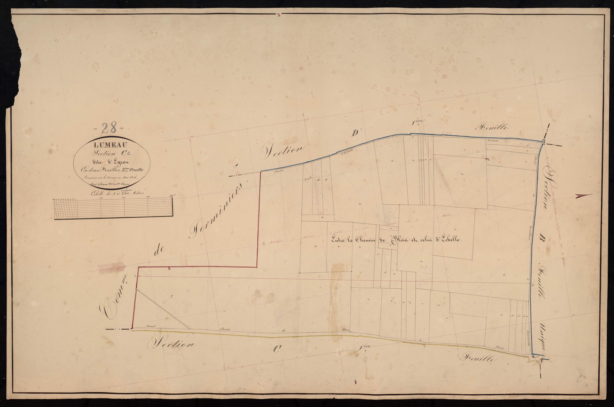 Section C, Egron, feuille 2.