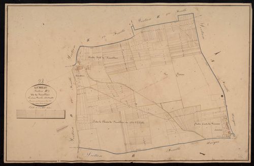 Section D, Neuvilliers, feuille 2.
