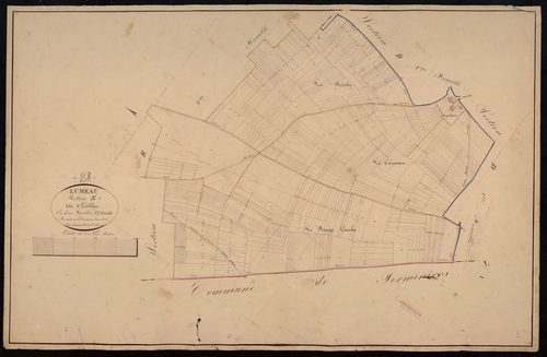 Section E, Ecuillon, feuille 1.