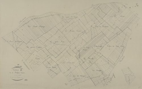 Section B, le Buisson Loison, en une feuille.