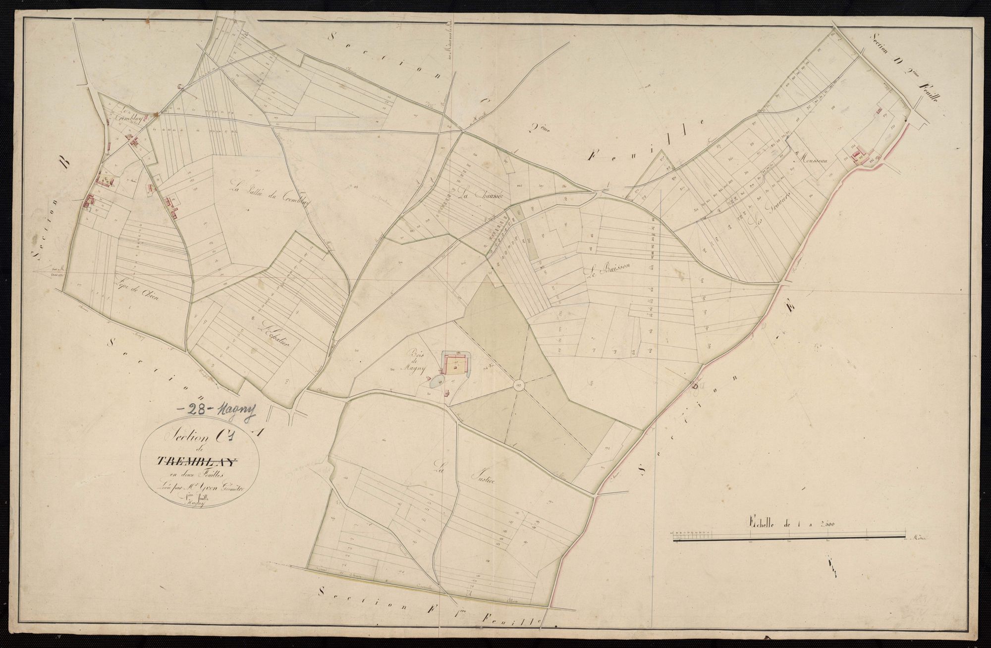 Section C, Tremblay, feuille 1.