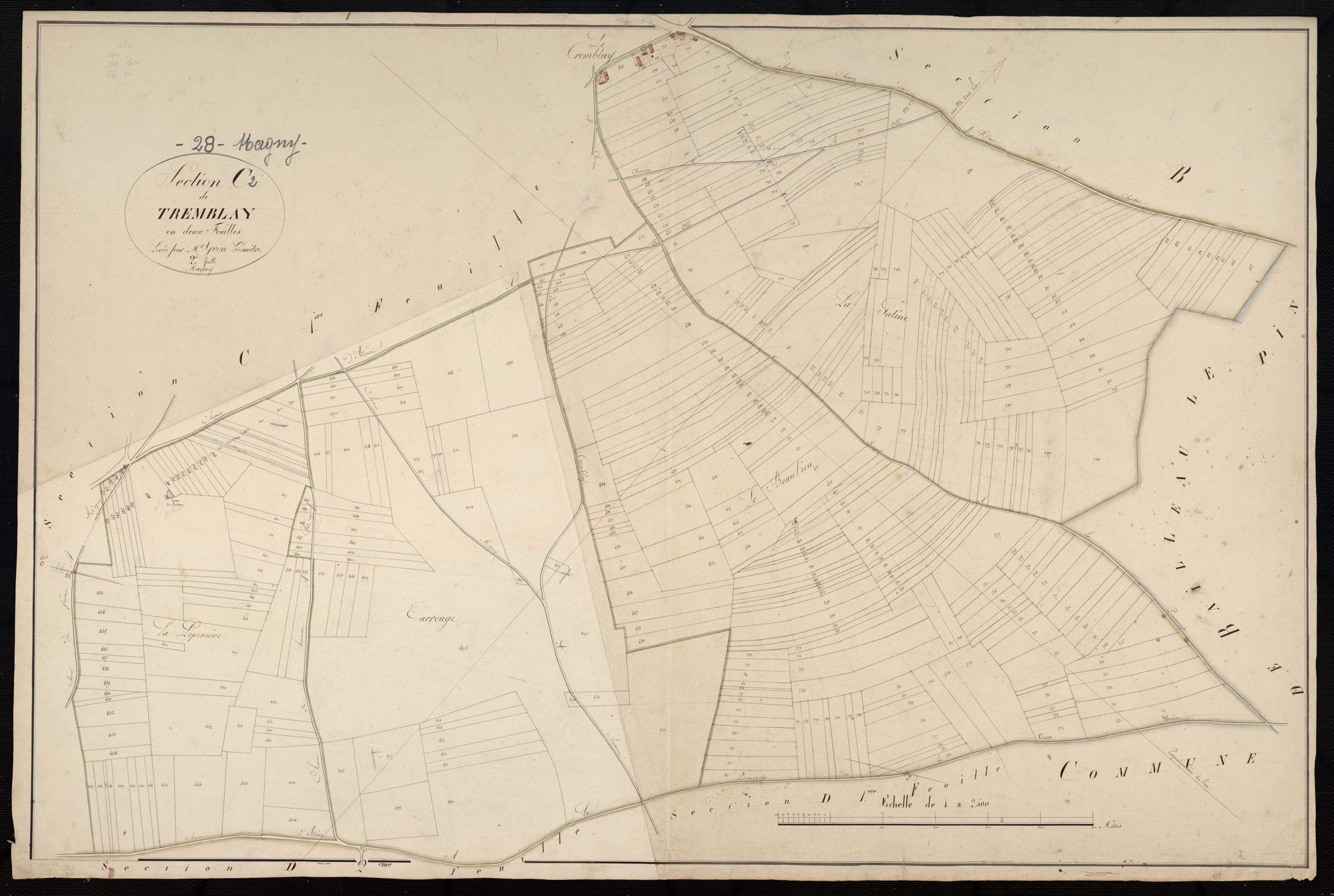 Section C, Tremblay, feuille 2.