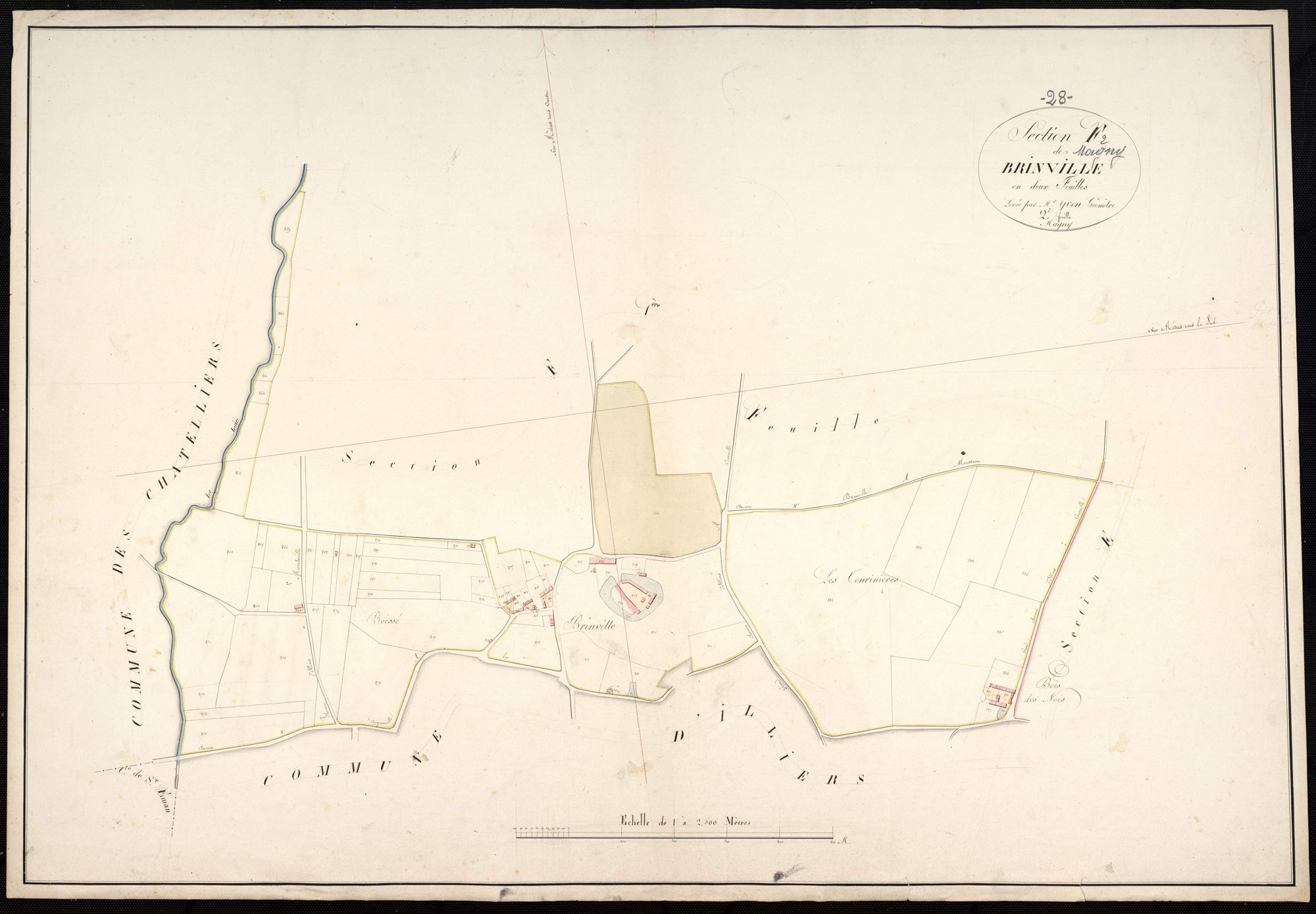Section F, Brinville, feuille 2.