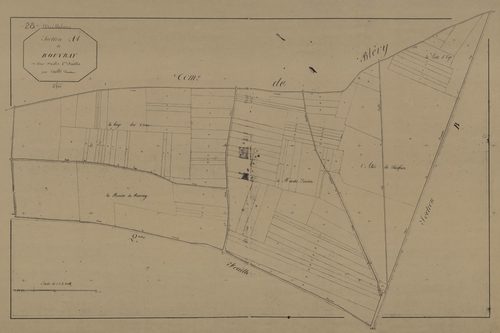Section A, Rouvray, feuille 1.