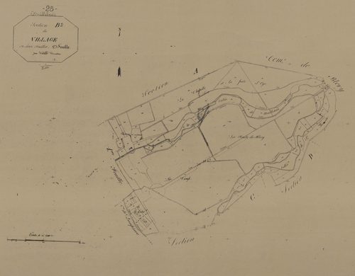 Section B, le Village, feuille 2.