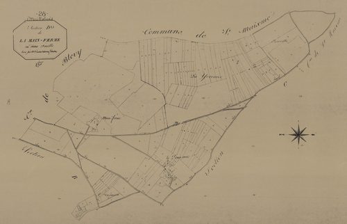 Section D, la Main-Ferme, en une feuille.