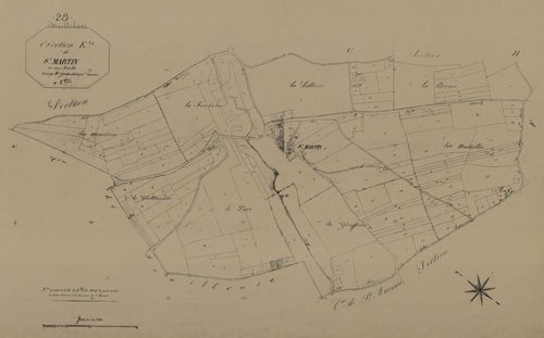 Section E, Saint-Martin, en une feuille.