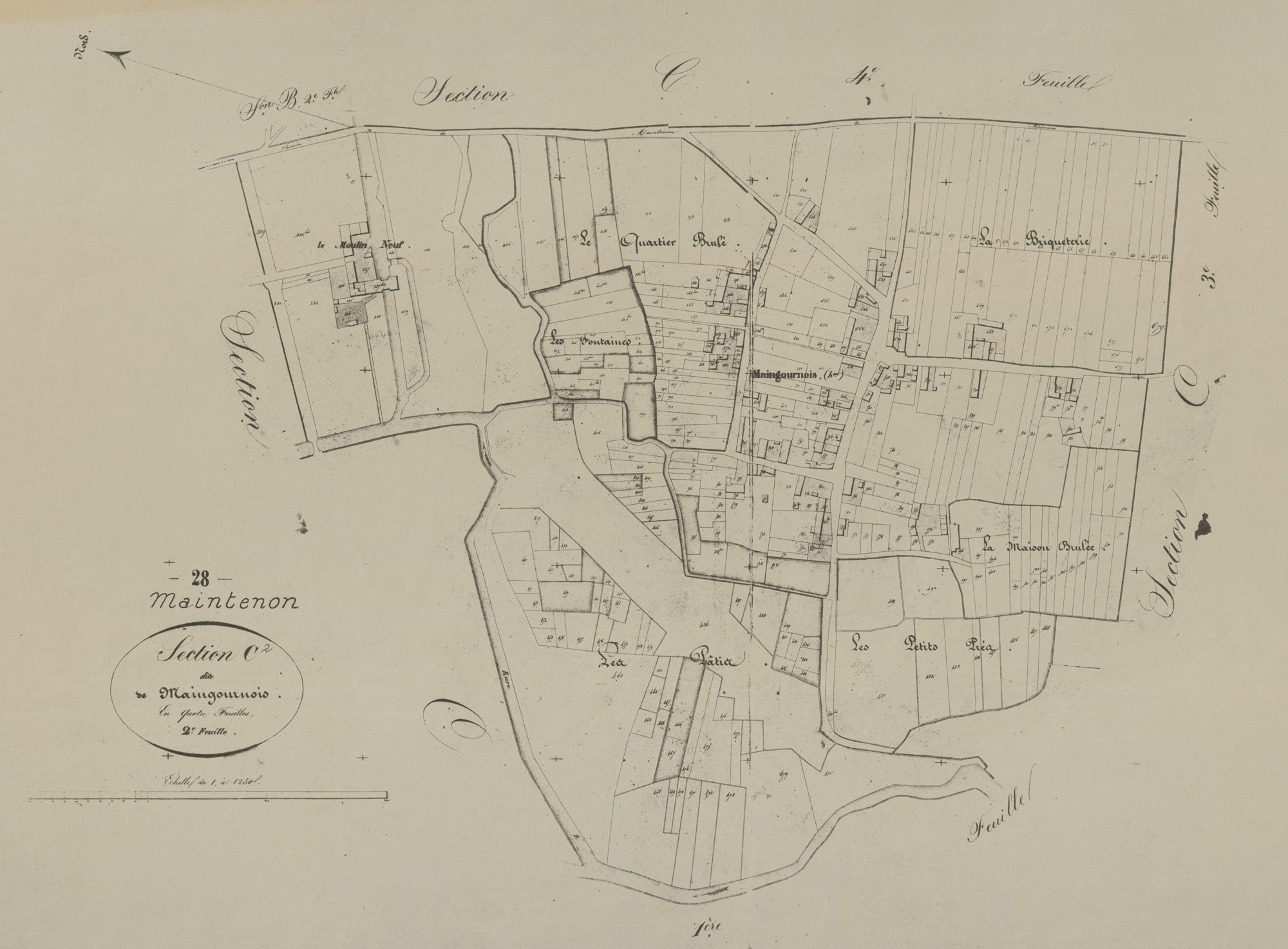 Section C, Maingournois, feuille 2.